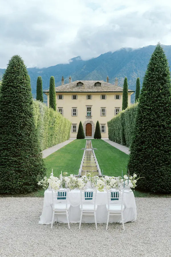 Villa Balbiano luxury wedding location Lake Como Italy Decoration